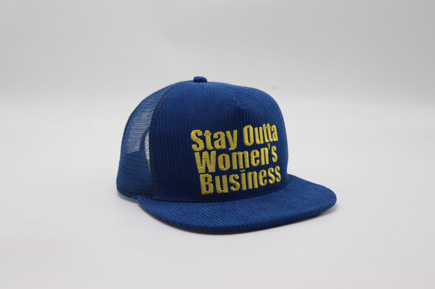 Stay Outta Women Business Trucker Hat (Blueberry Lemonade)(PRE-ORDER)