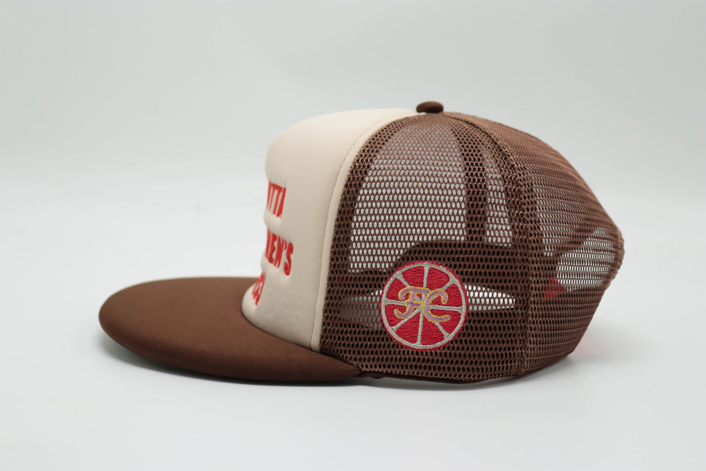 Stay Outta Black Women's Business Trucker Hat (Brownie Watermelon)