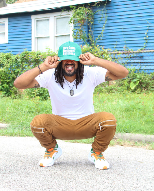 Stay Outta Women's Business Hat (Orange and Green Color) (Pre-order)