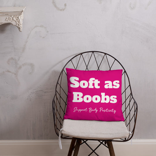 Boob Cup Pillow (Hot Pink)